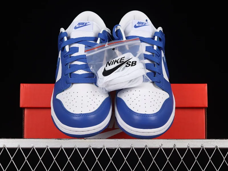 All Categories Nk SB Dunk Series Nk SB Dunk Low Low-top Sneakers M Version Pure Original Nk SB Dunk Low Pro "Kentucky" White and Blue University of Kentucky SB Smashing Backboard Fashion Casual Sneakers CU1726-100